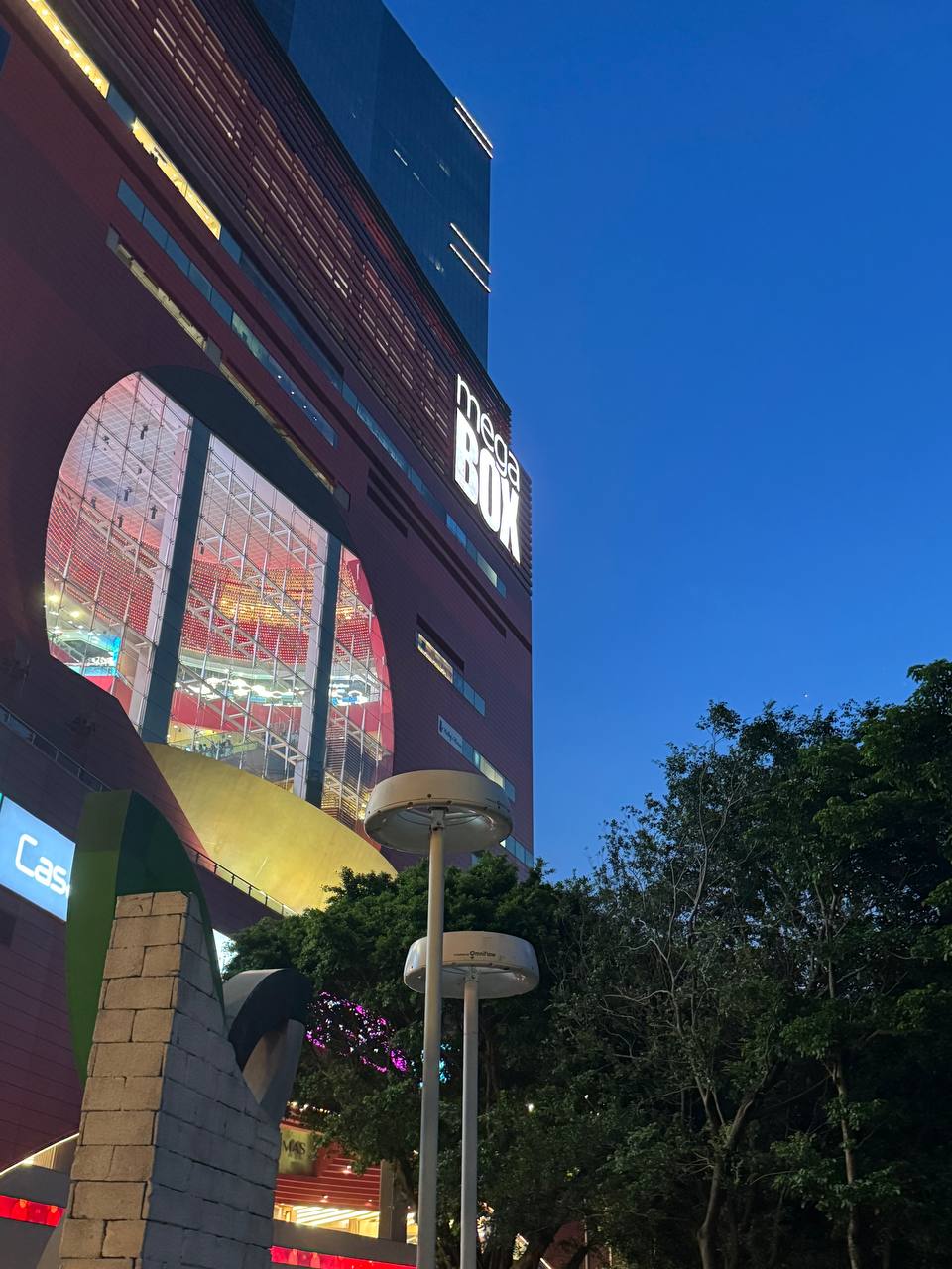 MegaBox at dusk